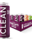 CLEAN Cause Low Calorie Variety Pack USDA Organic - 16oz cans - 12-Pack Case