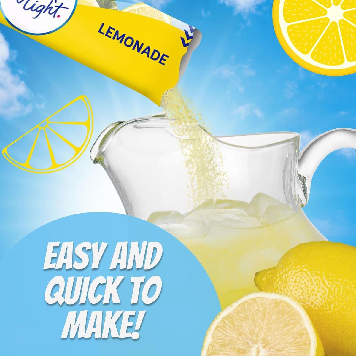 Lemonade Drink Mix Bundle Includes Crystal Light Lemonade Drink Mix Pitcher Packets Three  16 Pitcher Packs Plus a Vendesta Magnetic Clip Refreshing  LowCalorie Perfect for Family Gatherings