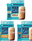 Maxwell House Iced Latte Single Serve Instant Coffee Beverage Mix Bundle (Six - 1oz)