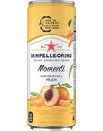 Sanpellegrino Momenti Clementine and Peach Flavored Sparkling Drink - 11.15 FL OZ Can