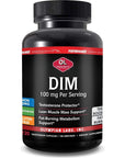 Olympian Labs DIM 100mg - DIM Diindolylmethane Supplement - 120 Capsules