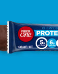 Fiber One Chewy Protein Bars, Caramel Nut, Protein Snacks, 1.17 oz, 5 ct