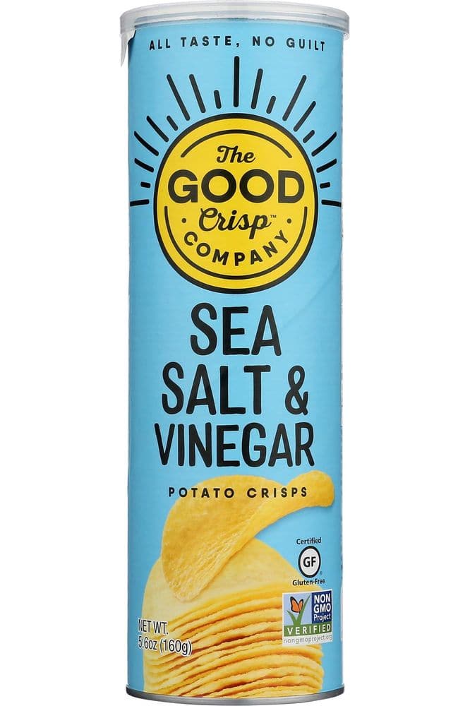 The Good Crisp Company, Potato Crisps Sea Salt Vinegar, 5.6 Ounce