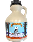 Pure Vermont Organic Maple Syrup  One Pint Jug 16 oz  Grade A Dark Robust Former Grade B