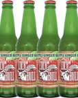 Cock n Bull Apple Ginger Beer 4 Pack 12oz Soda Bottles  Ideal Mixer for Cocktails Mocktails and Bartenders  Premium Quality for Perfect Mixed Drinks  Refreshing Flavor Profile Made In USA