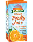 SunCup Totally Juice  40 Pack  423 oz Juice Box wStraw Orange Tangerine 100 Juice