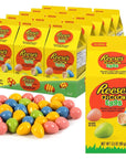 Pieces Peanut Butter Pastel Eggs ReesesCandy Bulk Peanut Butter Easter Eggs 35Ounce Pack of 15