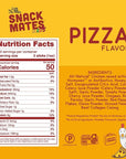 The New Primal Snack Mates Meat Sticks, Gluten Free Healthy Snacks for Kids, Low Sugar High Protein Kids Snack for Lunchbox, Mini Paleo Jerky Stick, 10 Pack (Pizza)