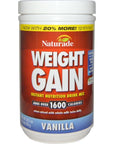 NATURADE Sugar Free Weight Gain Powder, 20.3 OZ