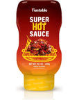 Funtable Super Hot Sauce (14.1oz, Pack of 1) - Authentic Korean Flavor, Spicy & Tangy Sauce, Low-Calorie. Ideal for Fried Chicken, Nuggets, Dipping & More.