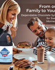 Dependable Food Chocolate Syrup  Bulk 1 Gallon Bottle  Rich Chocolatey Taste for Milk Coffee Ice Cream  Kosher Certified