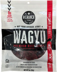 RC Ranch  Wagyu Beef Jerky  Texas Original 3oz Zero Sugar Keto Friendly Gluten Free Low Carb