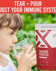 CardoMax Immune Booster Liquid Drink Mix with Gingseng & Vitamin C - Single-Serve Water Flavoring Stick Packets for Immune Support - Watermelon Flavor (15 Count)