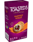 Kelloggs Toasteds Crackers Party Snacks Ready to Dip Snacks Harvest Wheat 6 Boxes