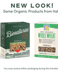 Bionaturae Fusilli Pasta Noodles - Whole Wheat Pasta, Kosher Certified, High Protein, Non-GMO Verified, USDA Certified, Whole Wheat Fusilli, Fusilli Pasta Organic, Crafted in Italy - 16 Oz