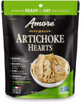 Amore Artichoke Hearts  Non GMO Verified ReadytoEat Herb Infused Vegetables In Resealable Bags  Snack On The Go Straight Out Of The Pouch  Herbs Infused  44 Ounce