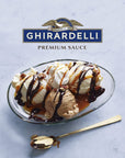 Ghirardelli Chocolate Sauce 16 Ounce Squeeze Bottle Pack of 3 with Ghirardelli Stamped Barista Spoon