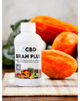 The CBD Perfection Bran Plus Fiber Supplement for Digestive Health: with Real Fruits Fiber, Aloe Vera, and Vitamin E & C. Vegan, Glutten Free. 60 Scoops - 17.6 oz.