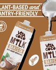 Vita Coco Barista Milk  Plant Based Dairy Free Milk Alternative  Gluten Free Soy Free and Unsweetened  Perfect Add to Coffee Matcha Pink Drinks  338 Fl Oz Pack of 6