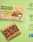 Nature's Bakery Oatmeal Crumble Bars, Apple, 6-6 Count Boxes (36 Bars), Vegan Snacks, Non-GMO