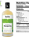 Hella Cocktail Co Classic Margarita Premium Cocktail Mixers  Made with Real Lime Juice ReadytoMix for the Perfect Margarita 750ml 3Pack Classic Margarita