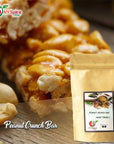 NY SPICE SHOP Peanut Honey Bars - 1 Pound Peanut Crunch Bars - Honey Peanut Candy - Healthy Protein Snacks - Honey Peanut Bar - Delicious Peanut Bars - Sweet Energy Bars - Dried Roasted Peanut Bar