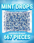 Colombina Breath Mints Delicate Drops - Over 660 Individually Wrapped Breath Savers Mini Mints in Bulk Bag for Long-Lasting Freshness and Convenience (2.2 lbs)