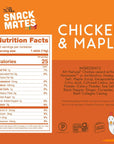 The New Primal Snack Mates Chicken  Maple Sticks Gluten Free Healthy Snacks for Kids Low Sugar High Protein Kids Snack for School Mini Paleo Jerky Meat Stick 7g Protein 50 Calories 15 Pack