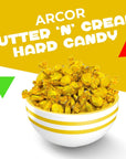 Arcor Butter Cream Toffee Candy Individually Wrapped 1 Pound Bag  Approx 90 Count