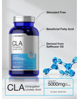 CLA Supplement | 300 Softgel Pills | Maximum Potency | Conjugated Lineolic Acid from Safflower Oil | Non-GMO, Gluten Free | by Horbaach