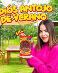 Churro Loko Tamarindo Flvd Mexican Candy Fruita Chile y Sal Tiritas Trocitos 141 oz 400 gr