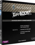 Nugenix GH-Boost - Advanced Secretagogue Accelerator, HGH Booster and Sleep Supplement for Men, GABA, Glutamine, Lysine, Arginine, Ornithine, Tea-Berry Blast - 30 Pack