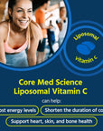 Liposomal Vitamin C 1000mg by Core Med Science, 270 Softgels - Non-GMO Natural Liposomal Vitamin C Supplement That Promotes Healthy Skin - Immune System Booster for Adults, Supports Collagen Formation