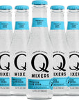 Q Mixers Club Soda Premium Cocktail Mixer Made with Real Ingredients 67oz Bottles  5 PACK