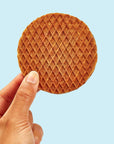 Rip Van WAFELS Dutch Caramel & Vanilla Stroopwafels, Healthy Non GMO, Low Calorie / Sugar Office Snacks, Keto Friendly, (3g), 12 Count (Packaging May Vary)