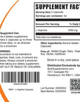 BulkSupplements.com L-Arginine 1000mg Capsules - Arginine Supplement, Nitric Oxide Supplement, L Arginine Capsules - Nitric Oxide Pills, Gluten Free - 2 Capsules per Serving, 120 Capsules