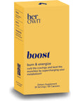 her own Boost, Helps Boost Energy, Supports Metabolism, Proprietary Thermogenic Blend, Green Tea Leaf Extract, Gluten and Soy Free, Vegan, 60 Capsules, 30 Servings, Small, Multi