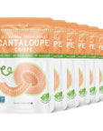 Nature’s Turn Freeze-Dried Fruit Snacks, Cantaloupe Crisps, Pack of 6 (0.53 oz Each)