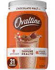 NESTLE OVALTINE Milk Flavoring Chocolate Malt Pack of 6