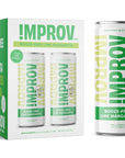 IMPROV BoozeFree Cocktails 12oz NonAlcoholic Beverage Mocktail Drink Mixer Vegan Gluten Free Zero Proof 4Pack Lime Margarita