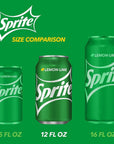 Murai  16 Pack Bundle of 12 oz Sprite  Great Home  Office Soft Drink Fridge Restock  Bulk Beverages For Snack Care Packages