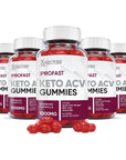 Justified Laboratories (5 Pack) ProFast Keto ACV 300 Gummys 1000MG