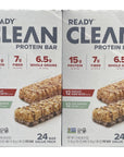 Come Ready Nutrition Clean Protein Bars 2 pack 48 Total Bars  24 Chocolate Sea Salt and 24 Chocolate Peanut Butter ONLY 138Bar