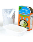 ShanYi Instant Microwave Meals Thai Green Curry with Tuna and Jasmine Rice 250g88oz Case of 6