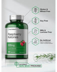 Raspberry Ketones -  500mg  180 Capsules