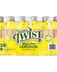 Natures Twist Sugar Free Lemonade 24 pack 4056 Fl Oz Pack of 24