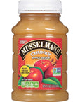 Musselmans Naturally Fat Free Chunky Applesauce 24 oz