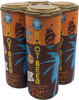 Commander Rons Root Beer Craft Soda 4Pack of 12 Fl Oz Sleek Cans Lightly Carbonated 20 Less Sugar More Flavor