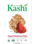 Kashi Breakfast Cereal, Vegan Protein, Organic Cereal, Strawberry Fields, 10.3oz Box (1 Box)