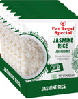 Eat Regal Jasmine Microwave Parboiled Rice Pack of 6 88 Ounce Ready Rice in 90 Sec 100 Natural Ingredients  Pre Cooked  Ready to Eat  Thai Sticky Rice  Side Dish